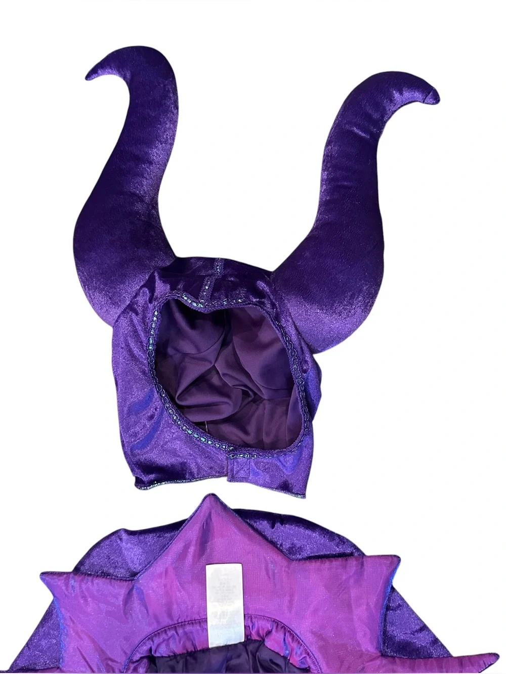 Disney Maleficent Costume Sleeping Beauty Halloween Purple Dress Villain 5/6